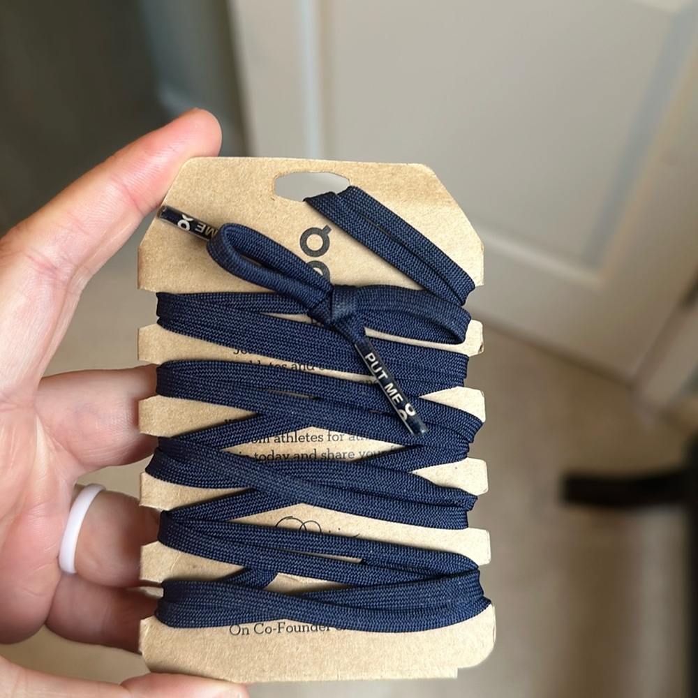 On running shoelaces